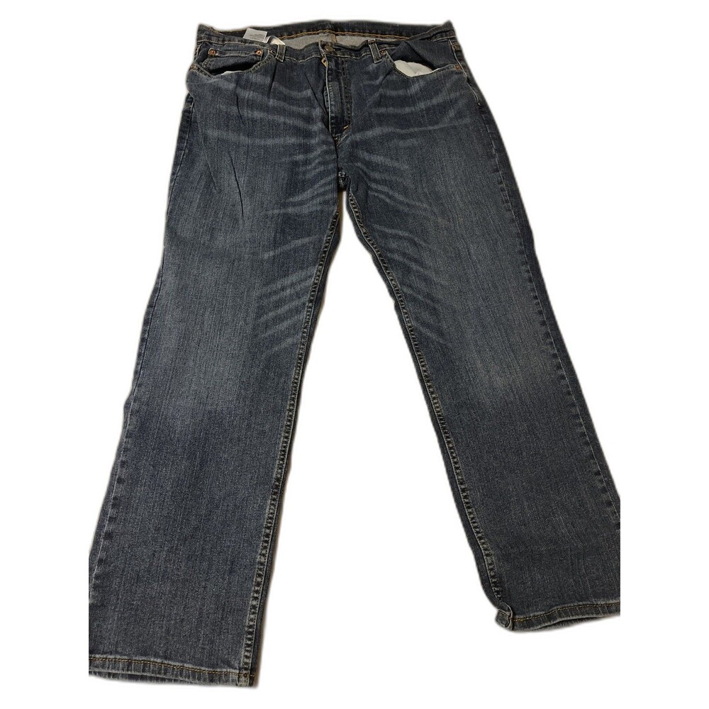 Levi's Mens 559 Relaxed Straight Leg Jeans Blue Denim Mens Stretch 38/30